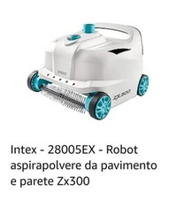 Intex ZX300 Deluxe Robot Pulitore Piscina Automatico - Bianco