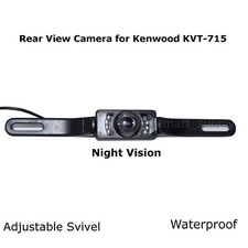 New Rear View Camera Backup License Plate Night for Kenwood KVT-715 KVT715