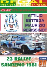 DECAL FIAT 131 ABARTH