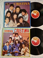 CRISTINA D'AVENA 2 LP 33 GIRI ARRIVA CRISTINA 1988 1989 SIGLA TV No 45 CD