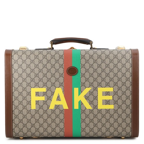 Gucci valigia stampa nodo - gucci,