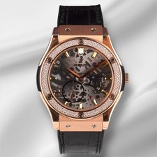 Orologio Hublot 45 mm Classic Fusion Classico ultra sottile oro rosa 515.OX.0180.LR