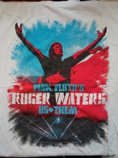 T Shirt Pink Floyd Roger Waters Us+Them Size L White
