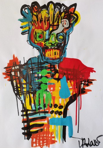 Love basquiat mario - love,
