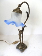 Brass Bedside Lamp Shade Table