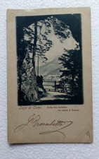 Lago di Como- Grotta Villa Serbelloni con veduta di Varenna