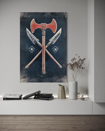 Ascia quadro tela ascia