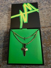 Cyberpunk 2077 Edgerunners David's Collana Pendente Charm Replica + Catena Nuova