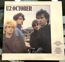 U2 -OCTOBER -33 RPM 1981  LP