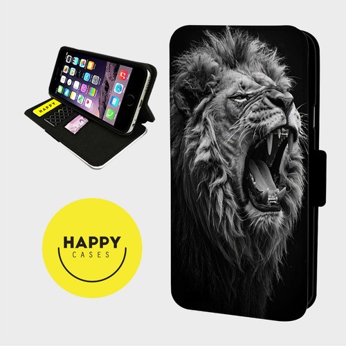 Roaring lion close - roaring,