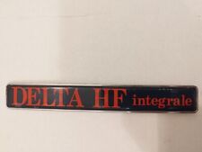 LANCIA DELTA HF INTEGRALE LOGO TARGHETTA EMBLEMA FREGIO STEMMA