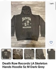 Felpa con cappuccio Death Row