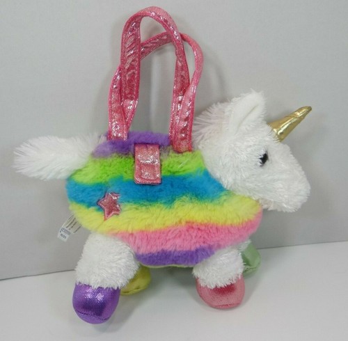 Peluche unicorno arcobaleno
