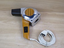 vecchio PHON TERMOZETA INDUSTRIAL 844 asciugacapelli vintage giallo anni 70
