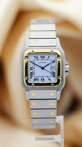 Cartier santos acciaio oro - cartier,