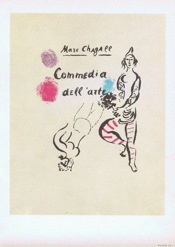 Marc chagall commedia - chagall,