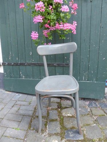 Sedia vintage legno curvato - sedia, in