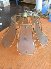 lampadario vintage anni 70 in