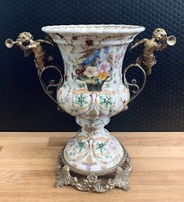 Vaso porcellana bronzo stile