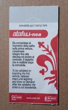 Biglietto ordinario Ticket  ATAF & Li-nea Firenze - 2016 - Trasporti Autobus Bus