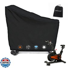 Telo Copri Bici da Esercizio, Copertura Protettiva Verticale per Ciclismo da Interno, Oxf