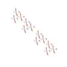  2 Pack Aeroplanini Giocattolo