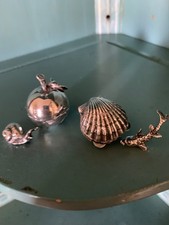 4 figurine in argento sterling