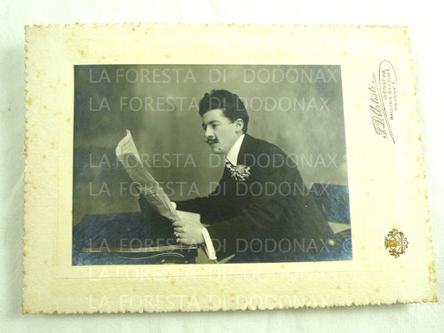 Antica fotografia uomo - uomo, signore