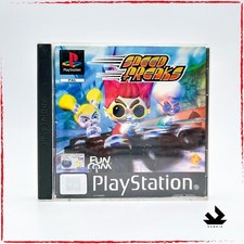 SPEED FREAKS ?? ENGLISH ? SONY PS1 PLAYSTATION 1 PRIMA STAMPA BLACK COMPLETO