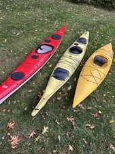 Three great kayaks, trailer