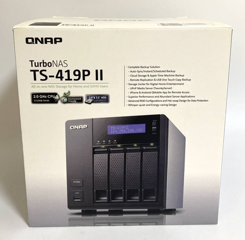 Qnap 419pii bay network - ts-419pii, 4-bay