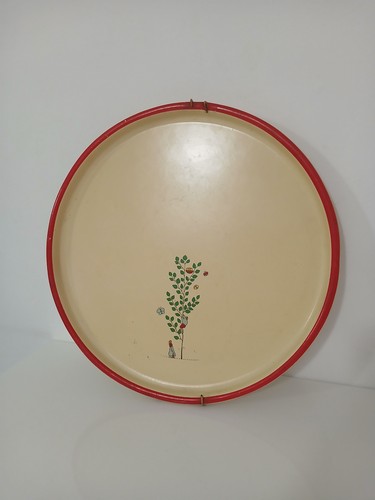 Vassoio vintage legno - vassoio,