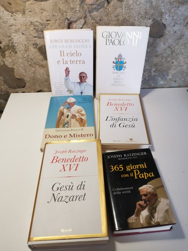Lotto libri sui papi - 6,