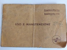 LIBRETTO USO E MANUTENZIONE LAMBRETTA INNOCENTI 125 