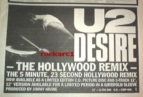 Desire hollywood remix 1988 - desire,