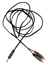 Cavo Mini Jack Stereo 3.5 / 2 x RCA M 3 Metri Adattatore Quik Lok Italian