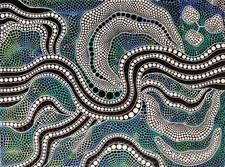 Quadro astratto bianco e nero