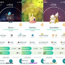 Pokemon Shiny Zorua O Goomy O