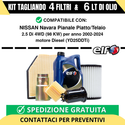Tagliando per nissan navara - tagliando,
