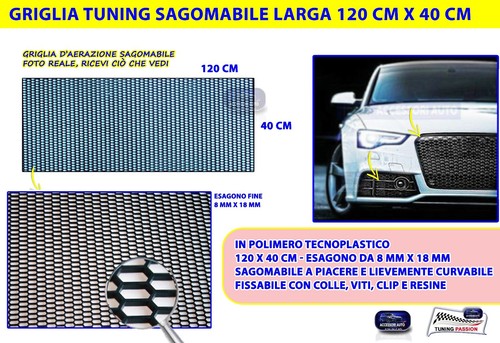 Griglia tuning nera rete - griglia,