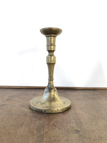 Antico candeliere ottone - antico,