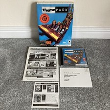Theme Park Amiga Game CD32 Big Box Versione Disco Come Nuovo Leggi Descrizione ⭐️