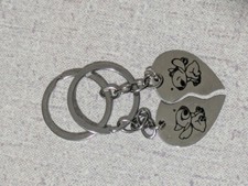 2 Pezzi Coppia Portachiavi Lilo e Stitch