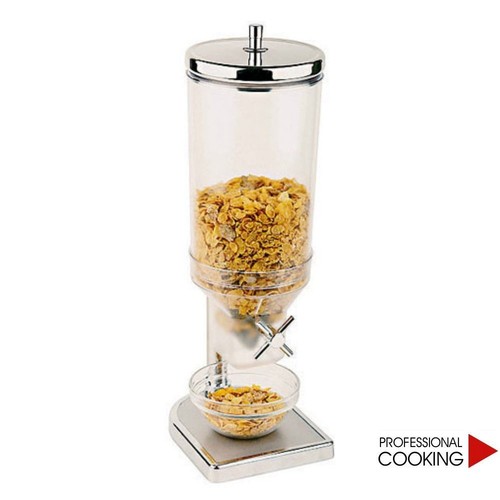 Dispenser cereali acciaio - cereali, in