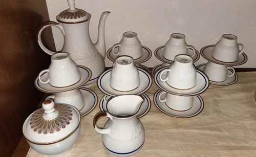 Servizio caffè porcellana - servizio,