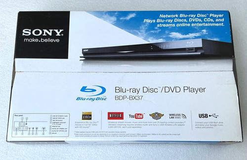 Sony bdp bx37 network blu - network, blu-ray