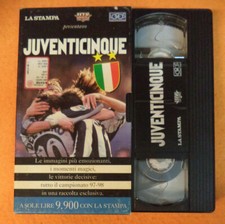 VHS*film JUVENTICINQUE JUVENTUS 25 scudetto LA STAMPA RTL (F173) no dvd