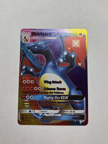 Shiny charizard rainbow - gx,