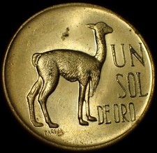 Perù 1 Sol de Oro 1971 moneta
