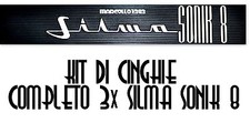 ★KIT CINGHIE DI RICAMBIO 3 x PROIETTORE CINE 8 mm SILMA SONIK 8★